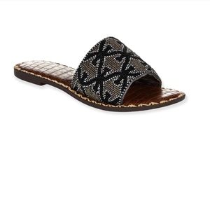 NEW Sam Edelman Gunner Beaded Slide, Size 6.5M
